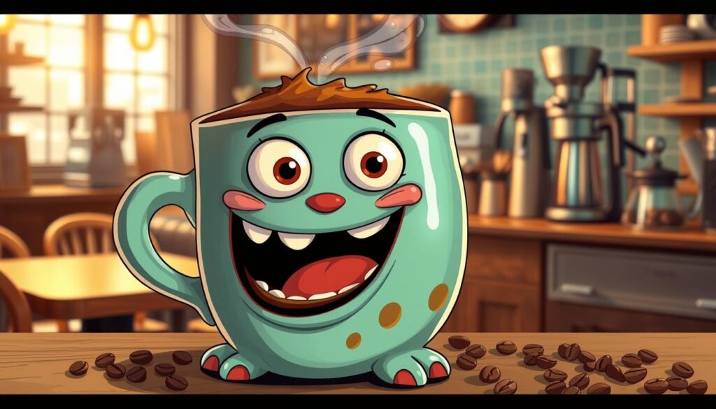 hvor mange kopper kaffe er der i en monster