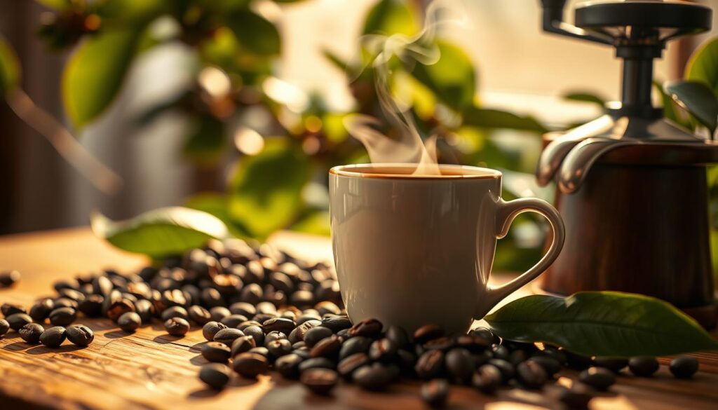 hvor meget koffein er der i en kop kaffe
