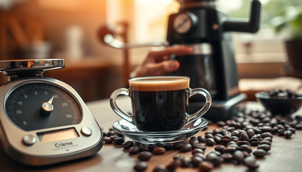 juster styrke kaffe til smag