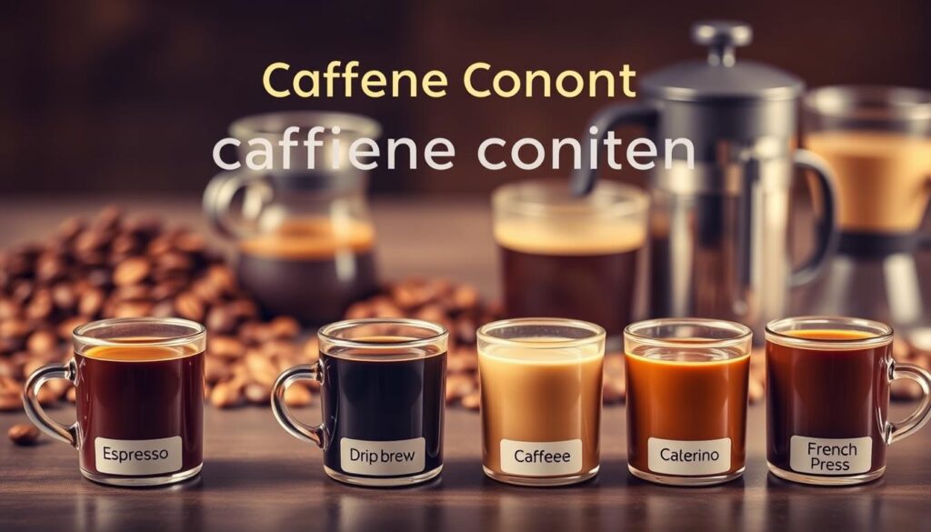 koffeinindhold i forskellige kaffetyper
