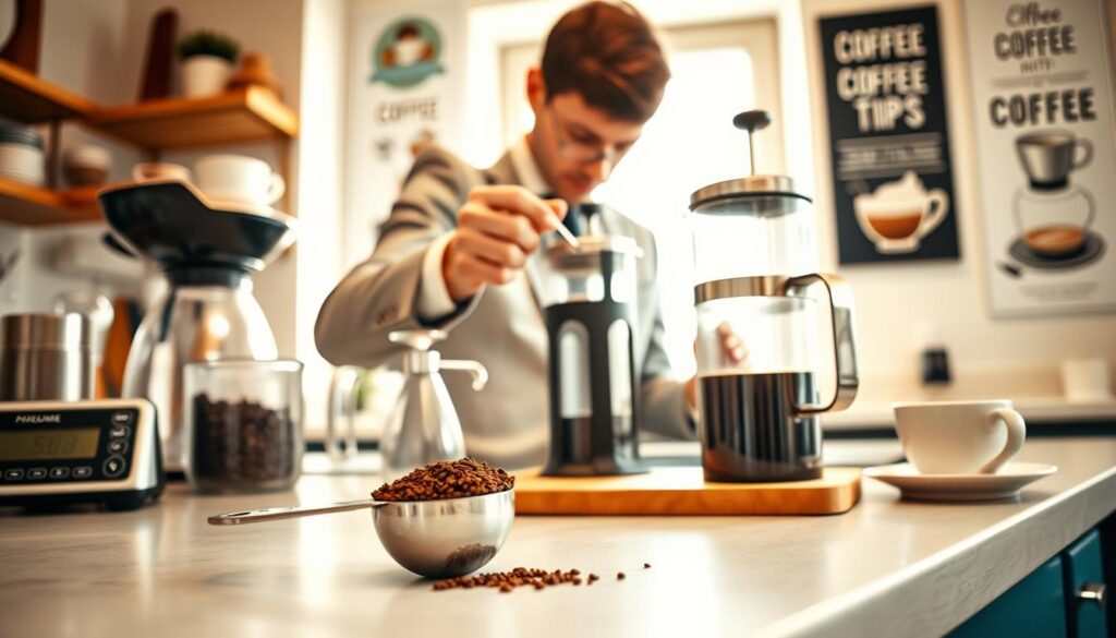 måle kaffe til forskellige mængder måle kaffe til forskellige mængder