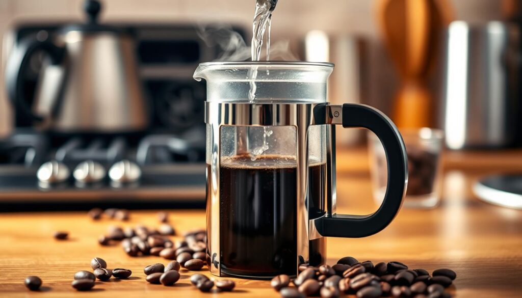vand temperatur stempelkaffe vand temperatur stempelkaffe